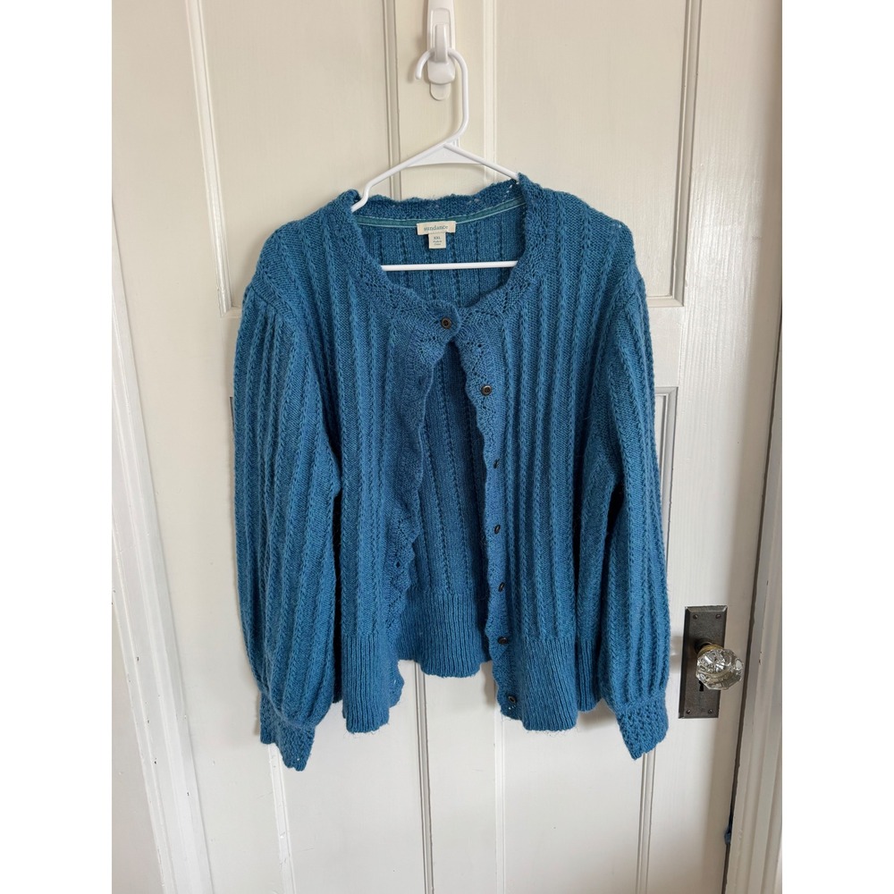 Sundance wool blend knit cardigan size xxl